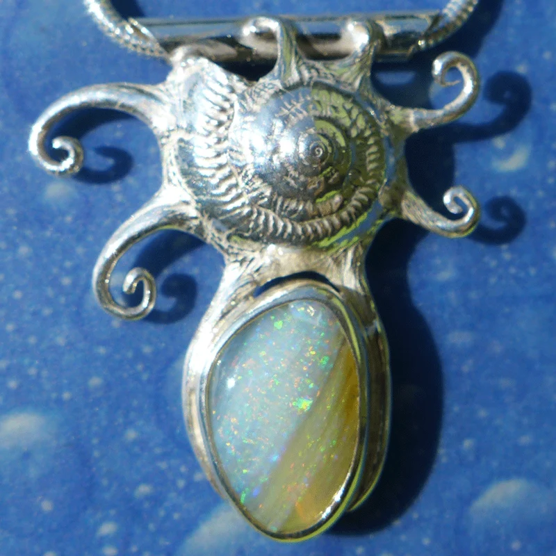 Opal Schmuck Schnecke Anhänger
