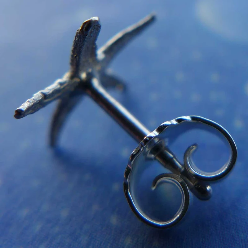 Ohrstecker Silber Seestern Schmuck xs
