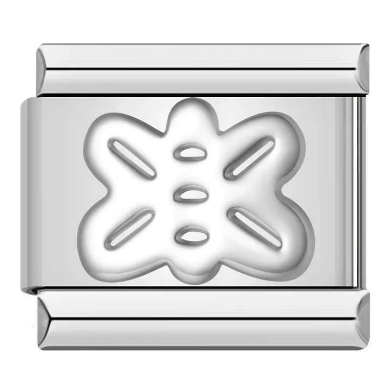 Schmetterling Silber