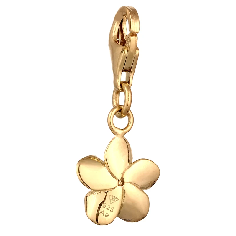 Charm Frangipani Blume | Zirkonia (Weiß)