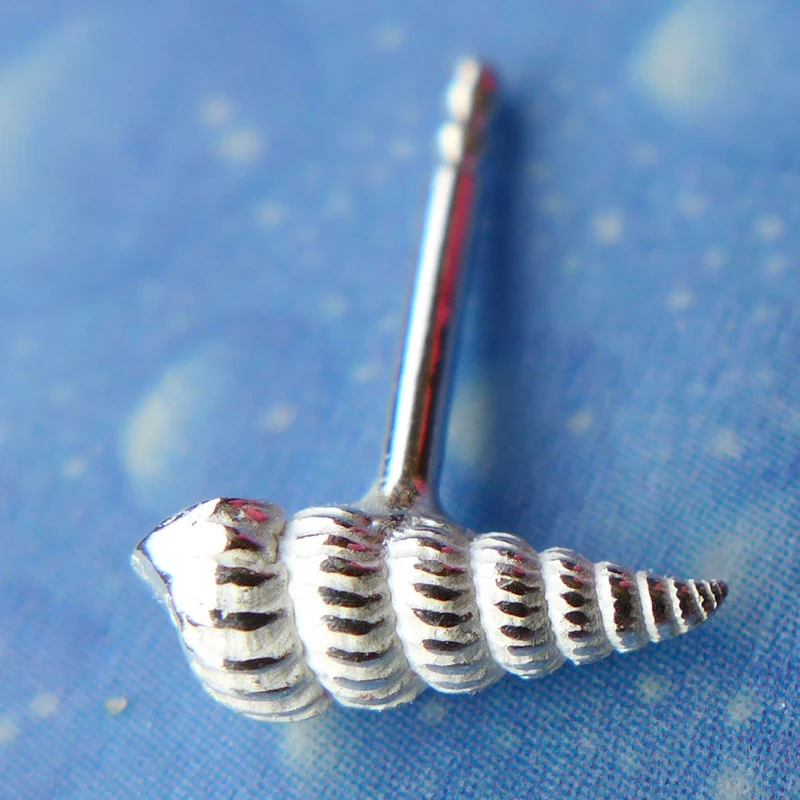 Ohrschmuck Maritim Silber Wendeltreppe fein