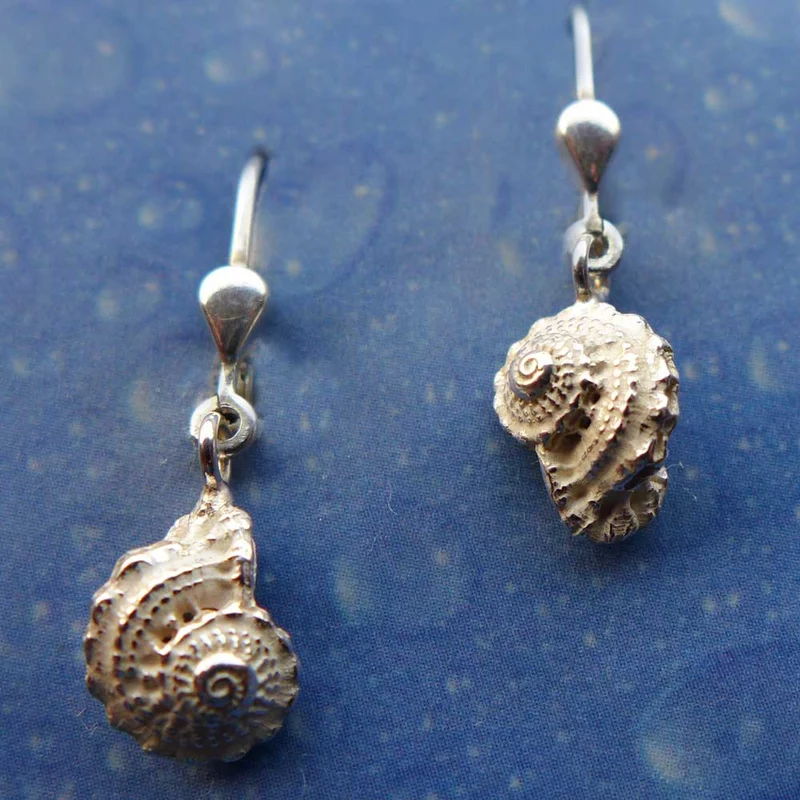 Ohrringe Schnecke Silber Unbekannte Schönheit