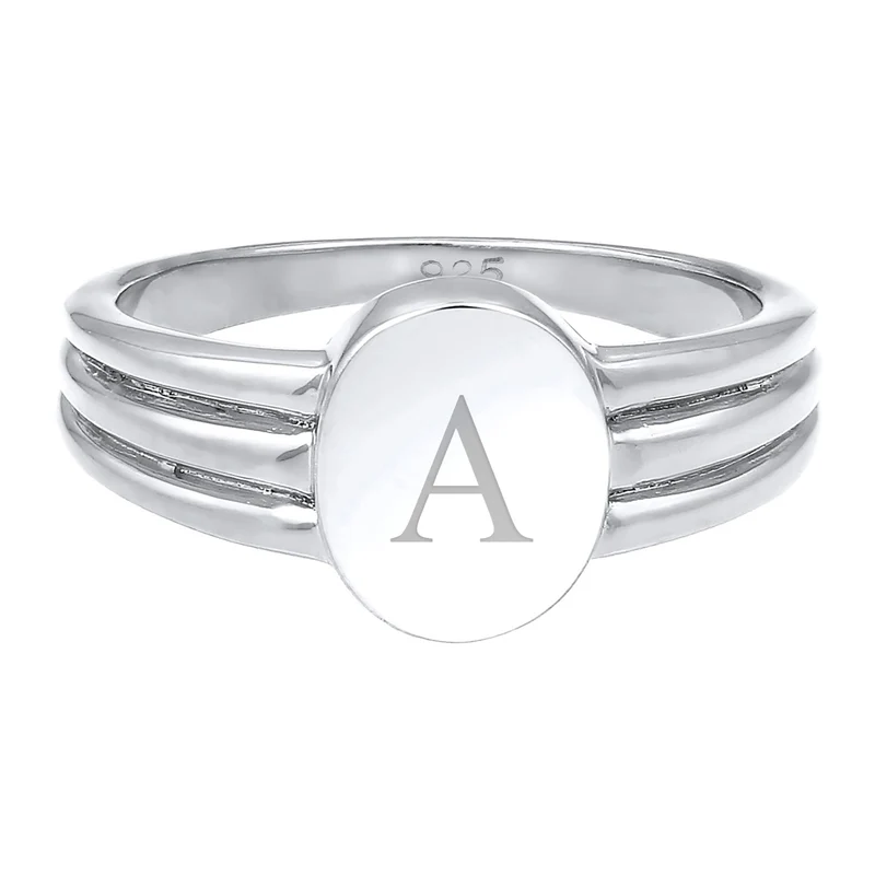Siegelring Oval | Gravur Platte