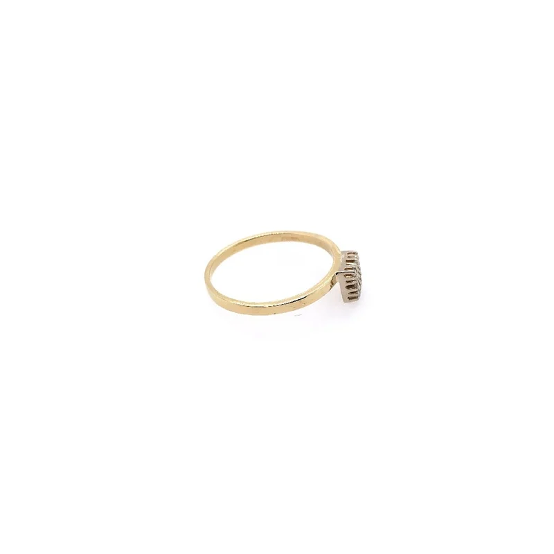 Ring Gelbgold 585 mit Diamanten