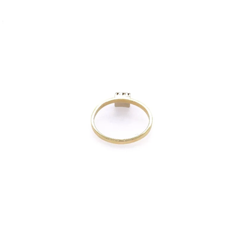 Ring Gelbgold 585 mit Diamanten