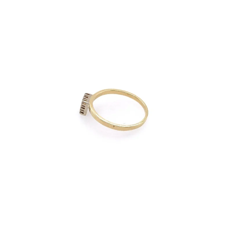 Ring Gelbgold 585 mit Diamanten