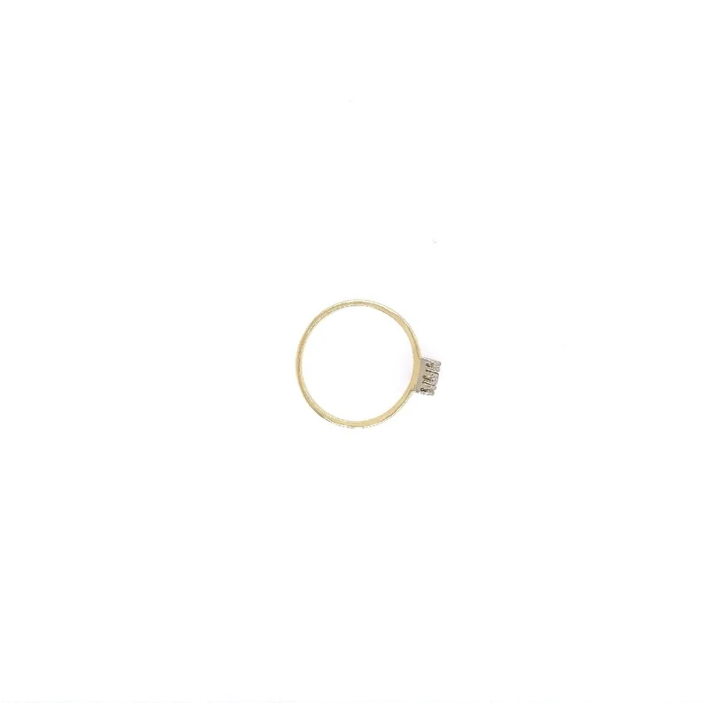 Ring Gelbgold 585 mit Diamanten