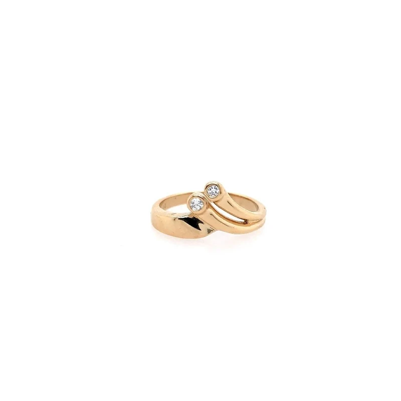 Ring Roségold 750 mit Brillanten