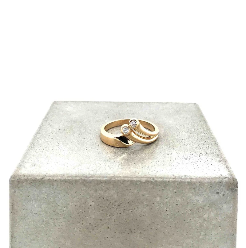Ring Roségold 750 mit Brillanten