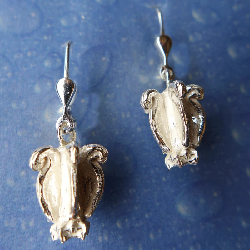Ohrringe für Blumenkinder Silber