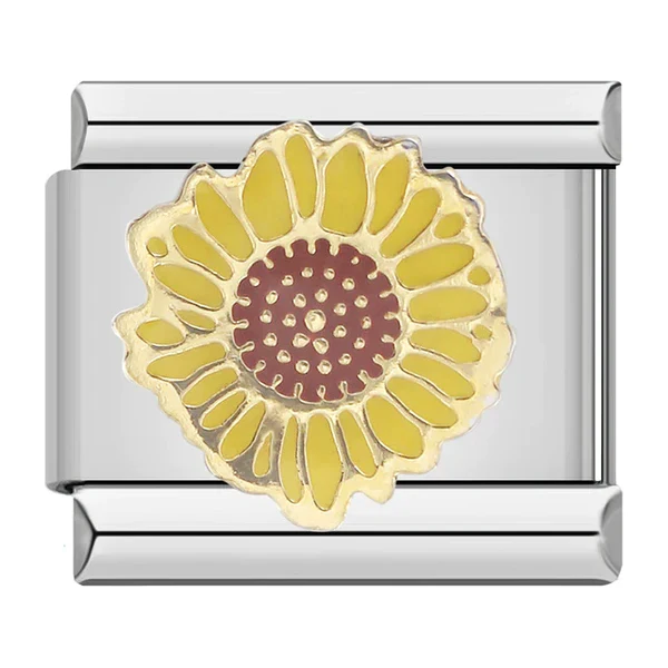 Sonnenblume Silber & Gold