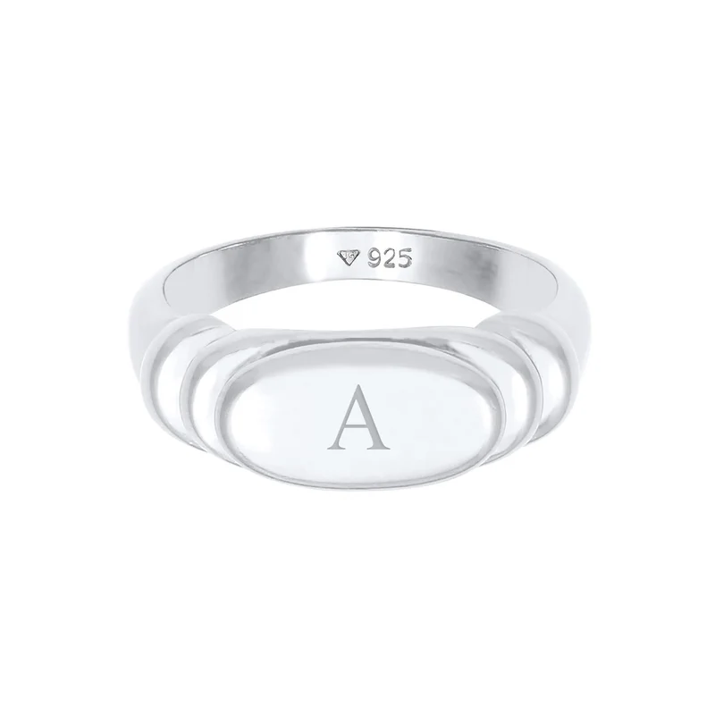 Siegelring Oval | Gravur Platte