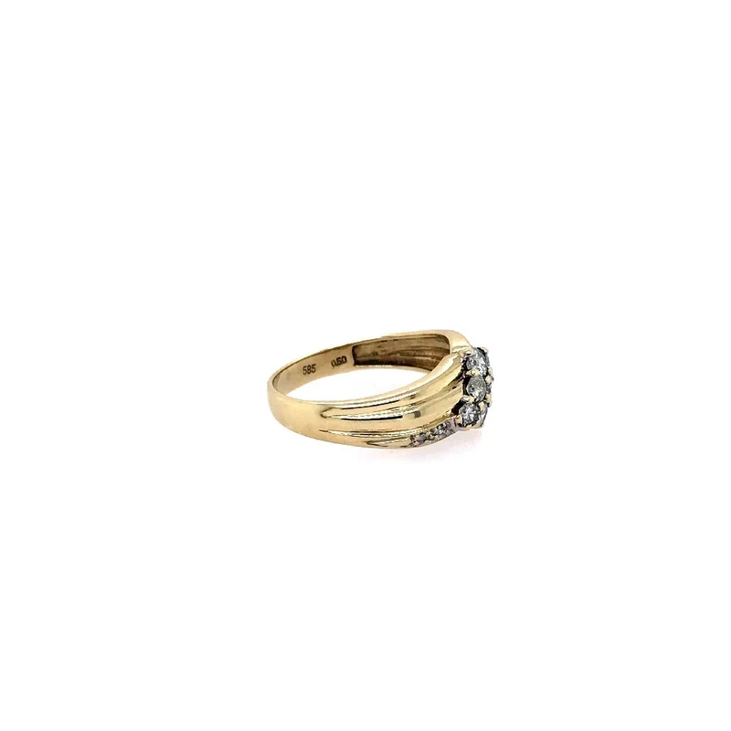 Ring Gelbgold 585 mit Brillanten