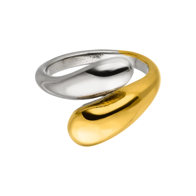Bi-Color Drop Ring