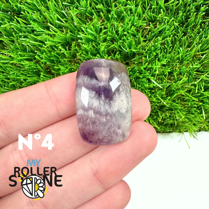 Amethyst-Chevron-Anhänger mit Bohrung, 5A