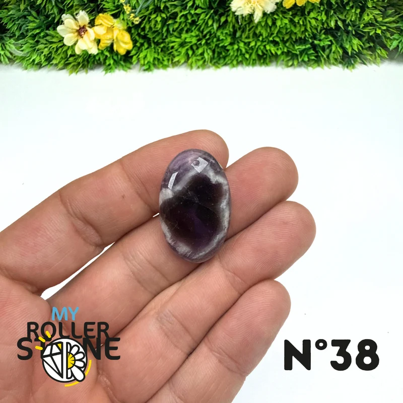 Amethyst-Chevron-Anhänger mit Bohrung, 5A