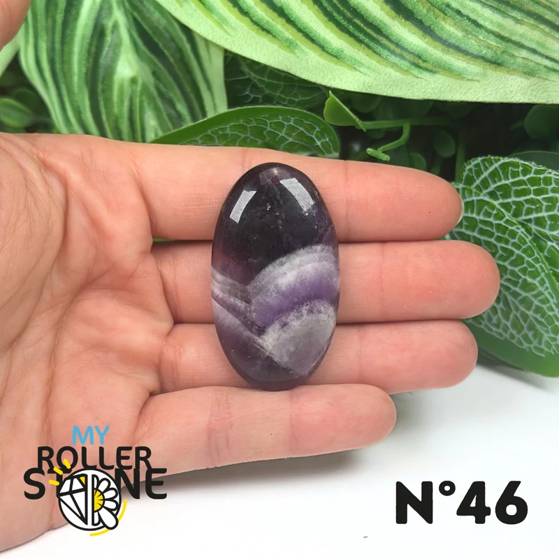 Amethyst-Chevron-Anhänger mit Bohrung, 5A