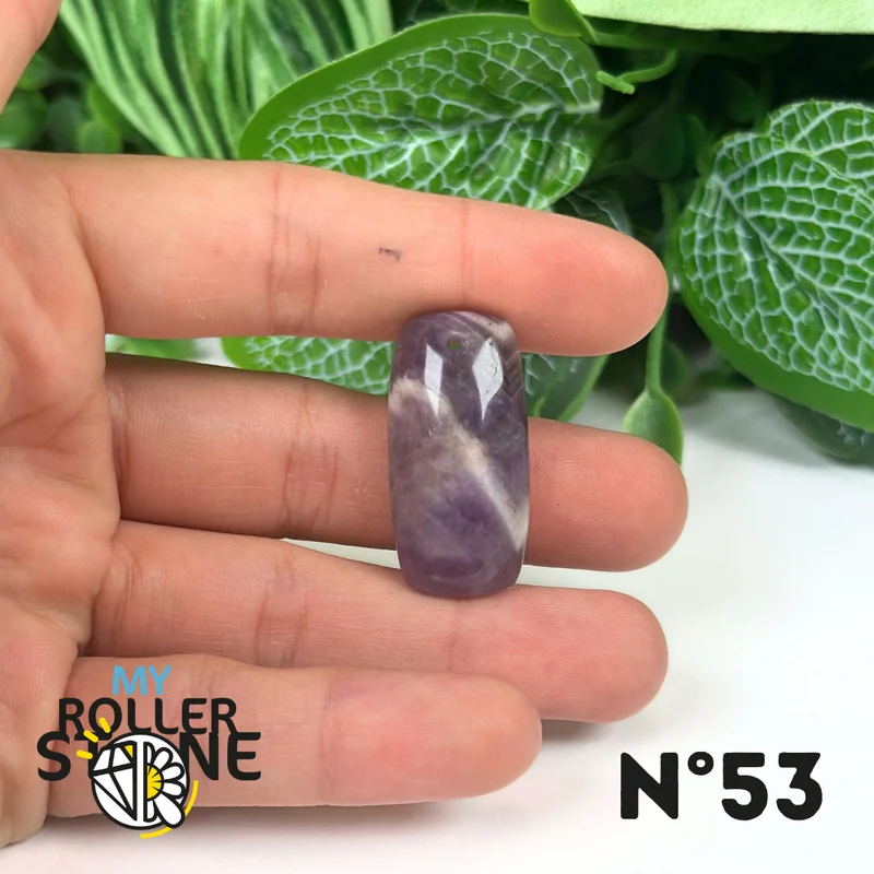 Amethyst-Chevron-Anhänger mit Bohrung, 5A