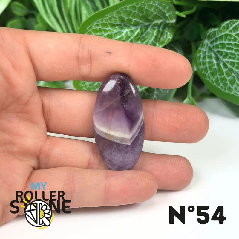 Amethyst-Chevron-Anhänger mit Bohrung, 5A