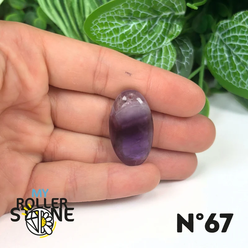 Amethyst-Chevron-Anhänger mit Bohrung, 5A