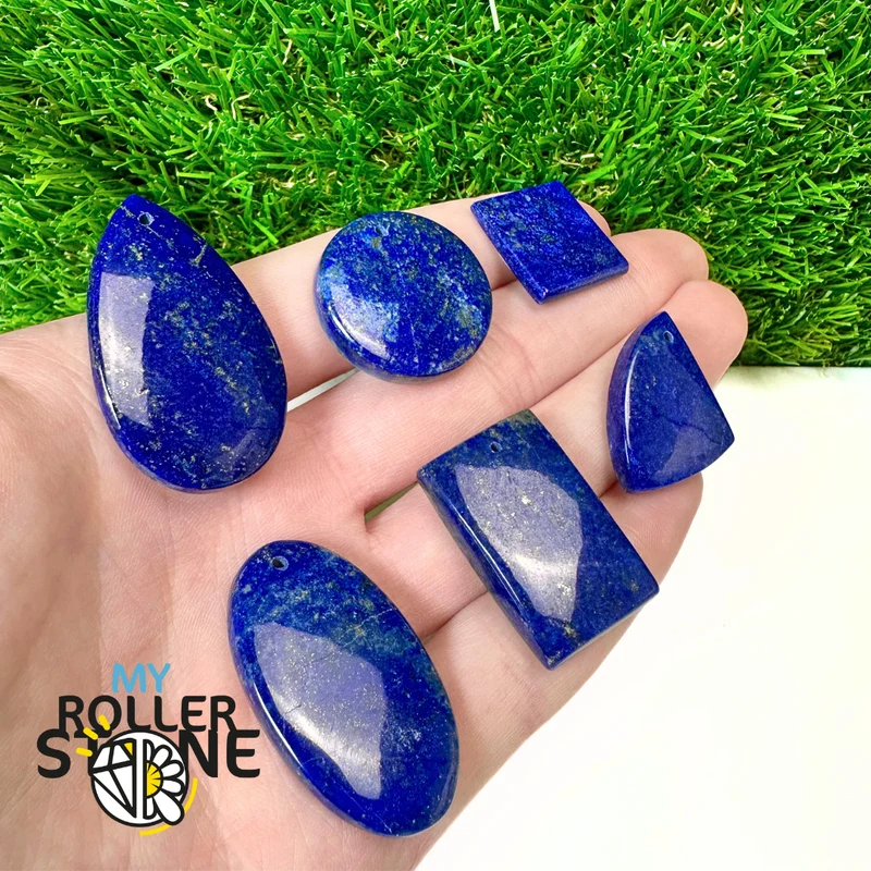 5A Freiform-Lapislazuli-Anhänger