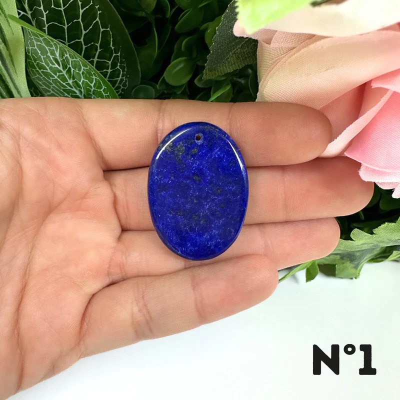5A Freiform-Lapislazuli-Anhänger