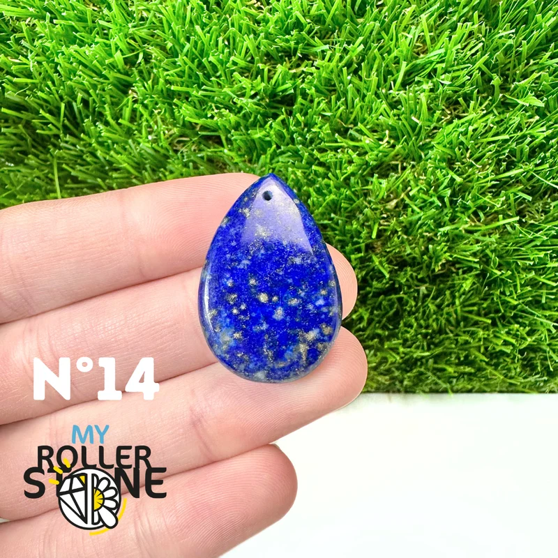 5A Freiform-Lapislazuli-Anhänger