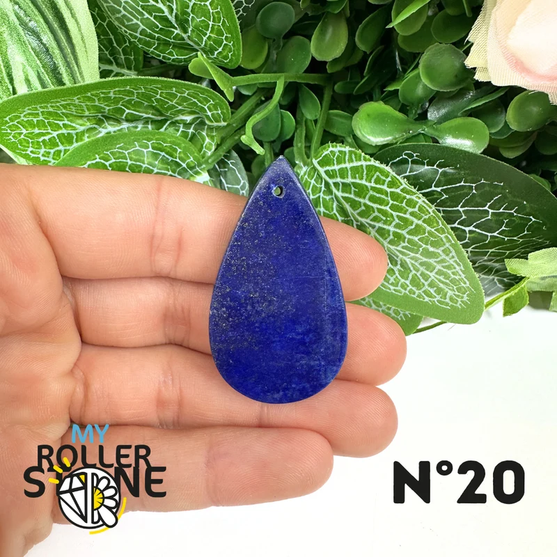 5A Freiform-Lapislazuli-Anhänger