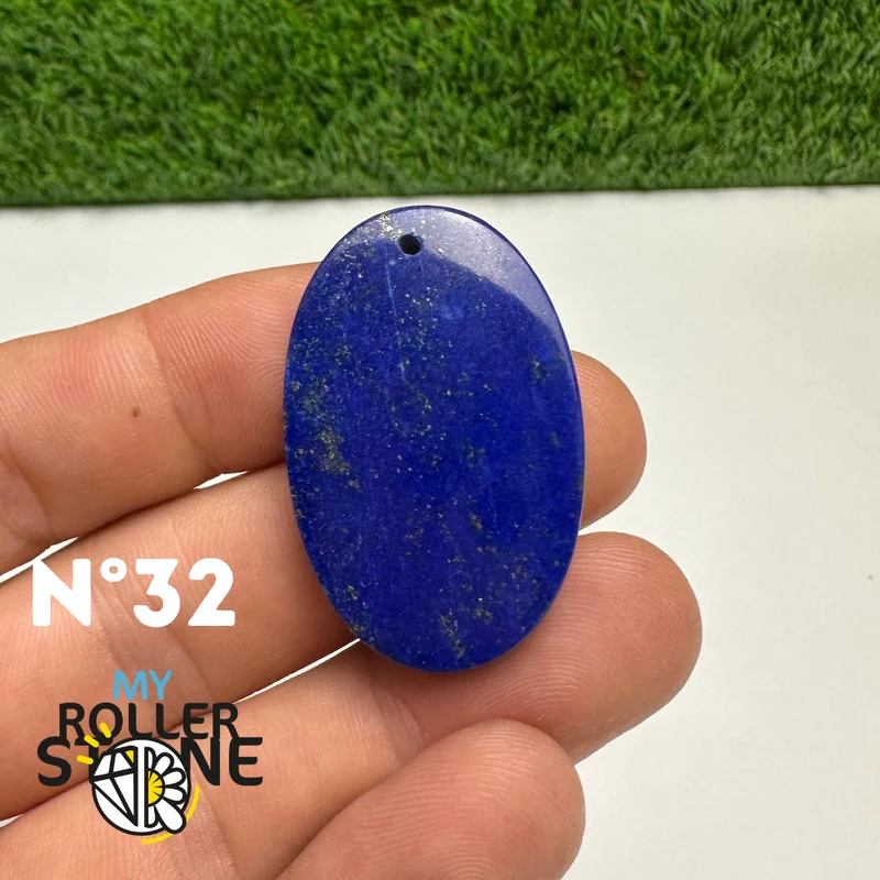 5A Freiform-Lapislazuli-Anhänger