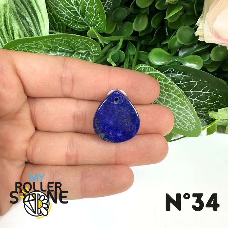 5A Freiform-Lapislazuli-Anhänger
