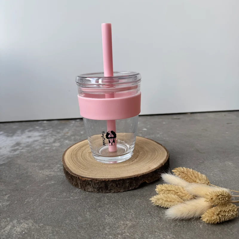 Coffee Glass Cup - 0.35 Liter - Rosa