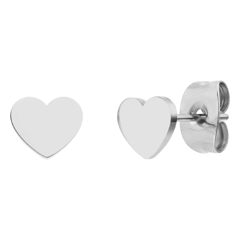 Cute Heart Ohrstecker | 18K vergoldet