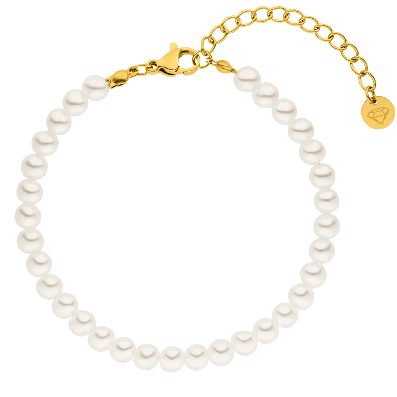Jacinta Perlenarmband | 18K vergoldet