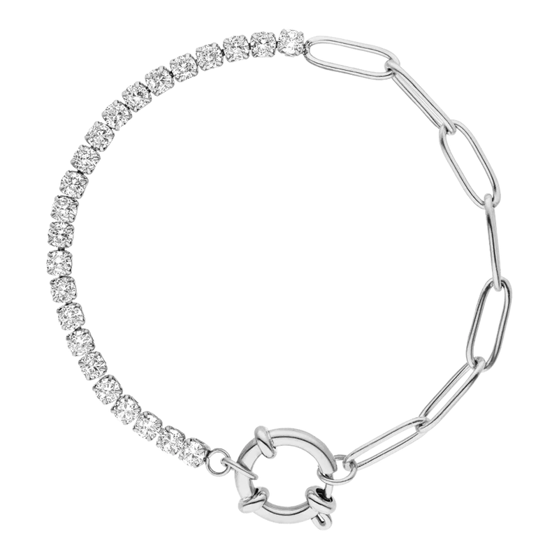 Tennis Chain Armband | 18K vergoldet