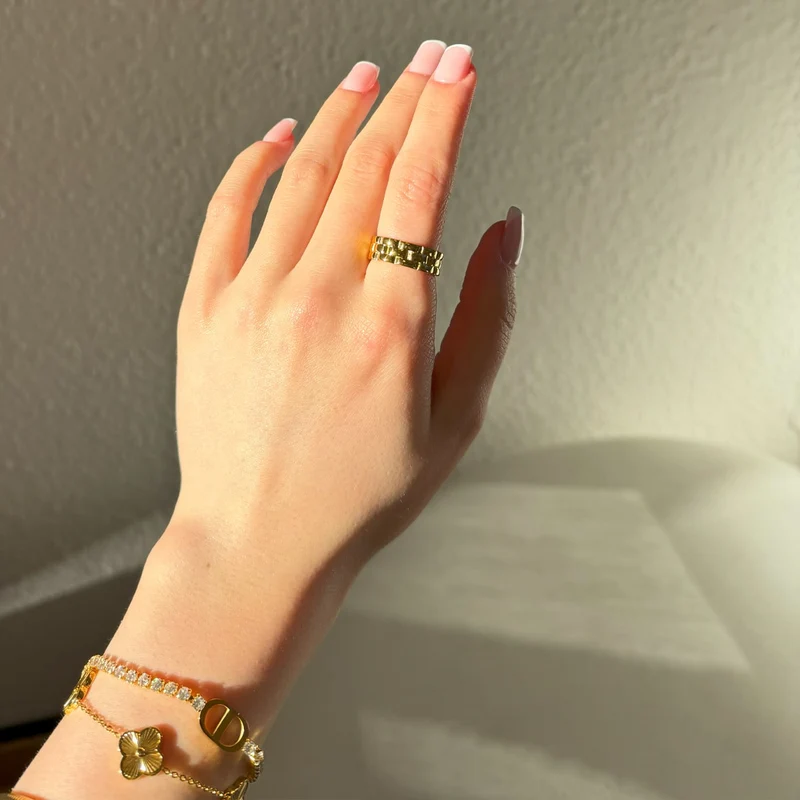 Deluxe Ring | 18K vergoldet
