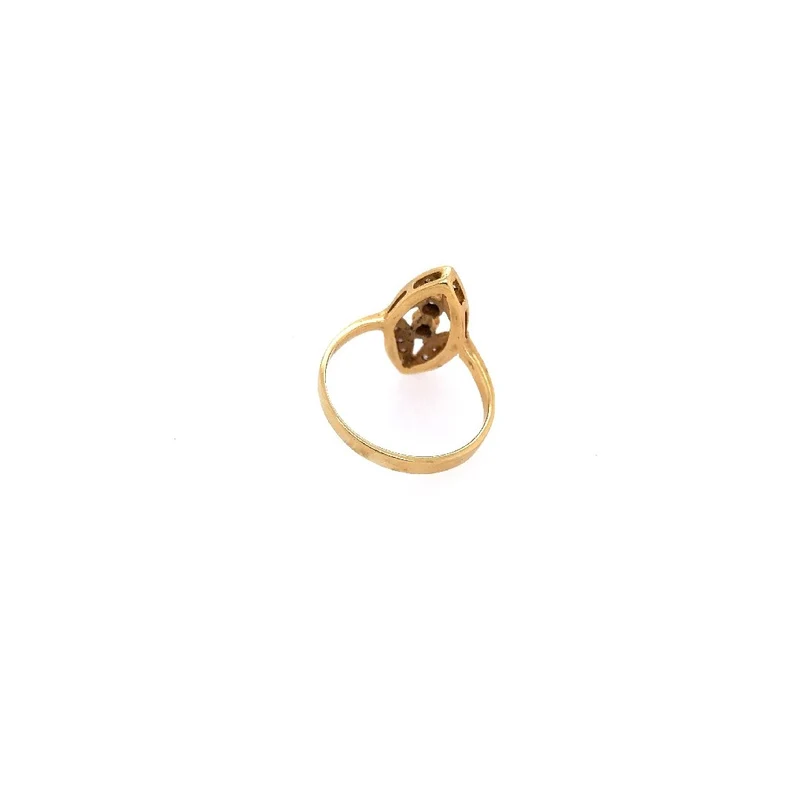 Ring Gelbgold 750 mit Brillanten