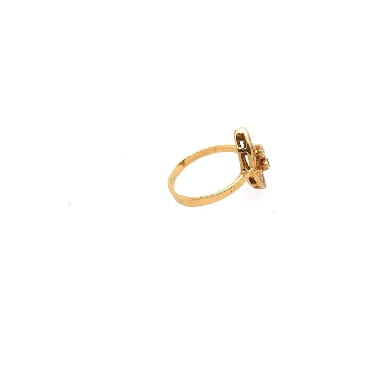 Ring Gelbgold 750 mit Brillanten