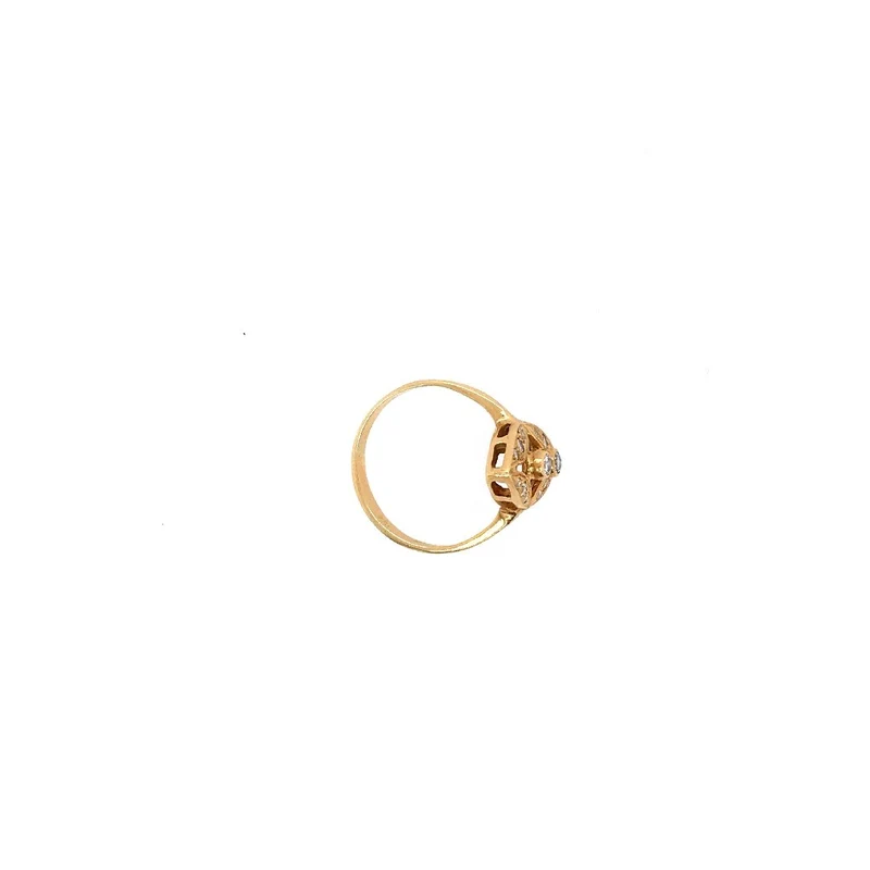 Ring Gelbgold 750 mit Brillanten