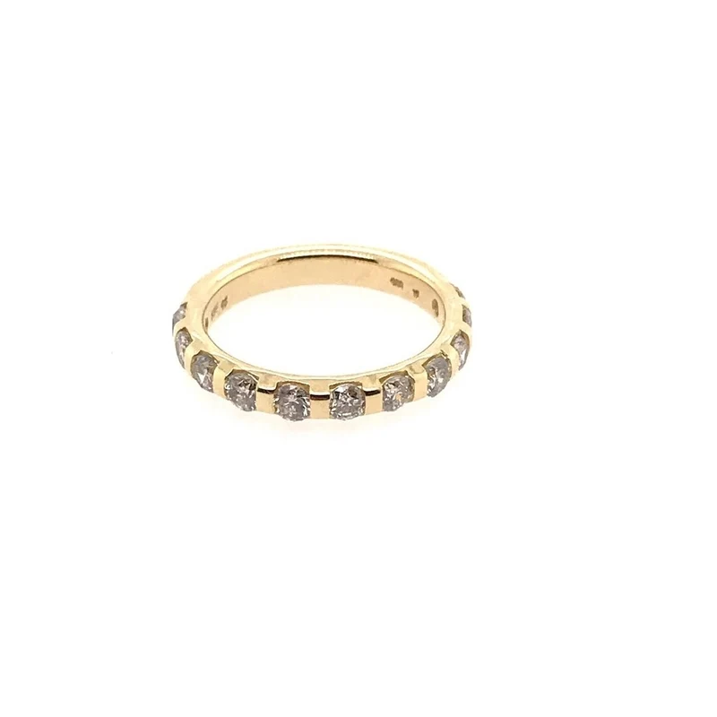 Half-Eternity Ring Gelbgold 585 mit Brillanten