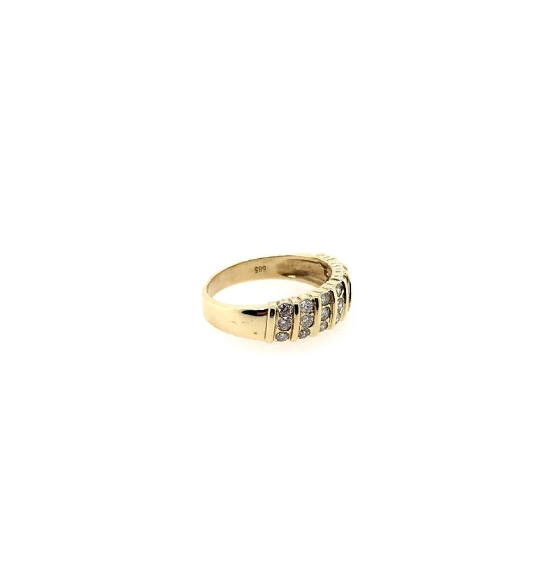 Ring Gelbgold 585 mit Brillanten