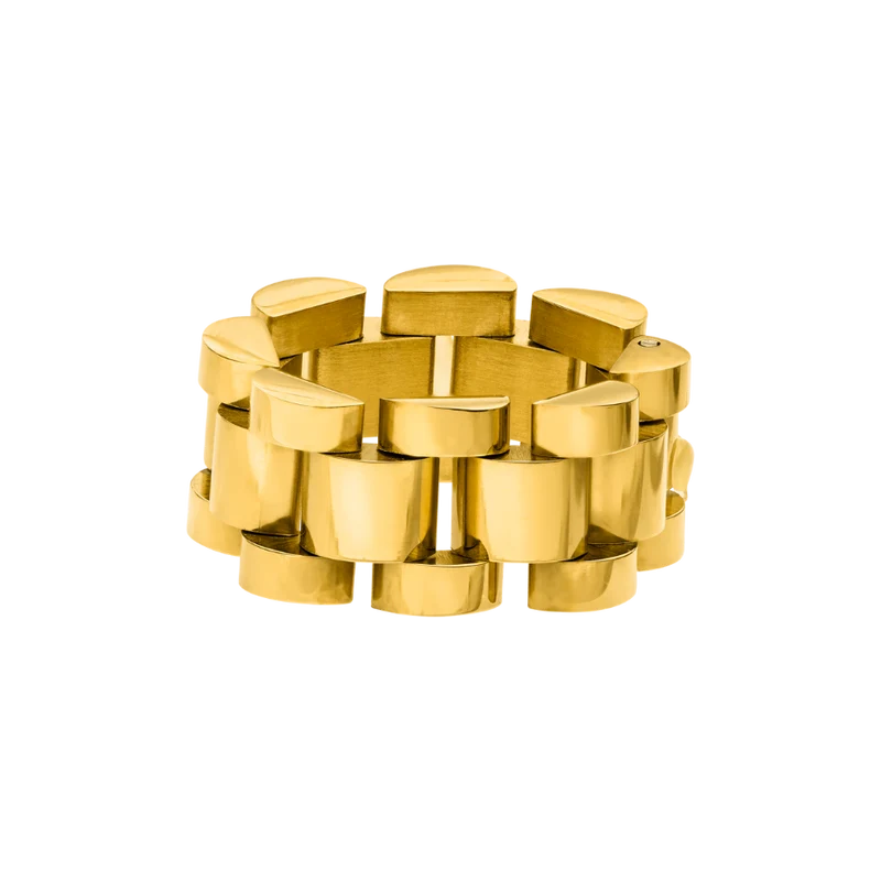 Wavelink Paradise Ring 18K Vergoldet