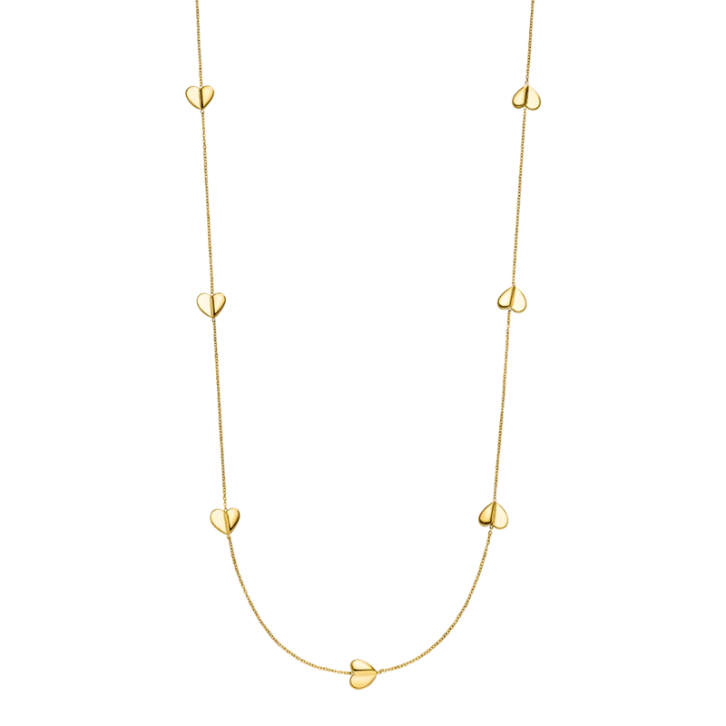 Heart Paradise Long Kette 14K Vergoldet