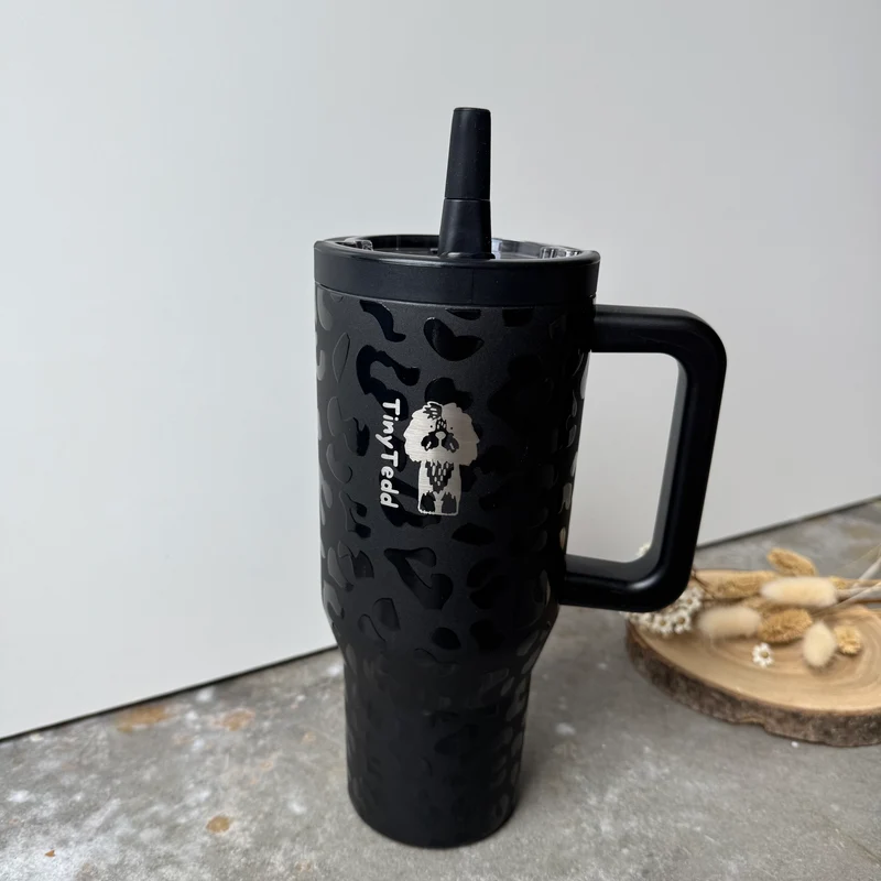 Teddy Cups - 0.9 Liter - Black Leo