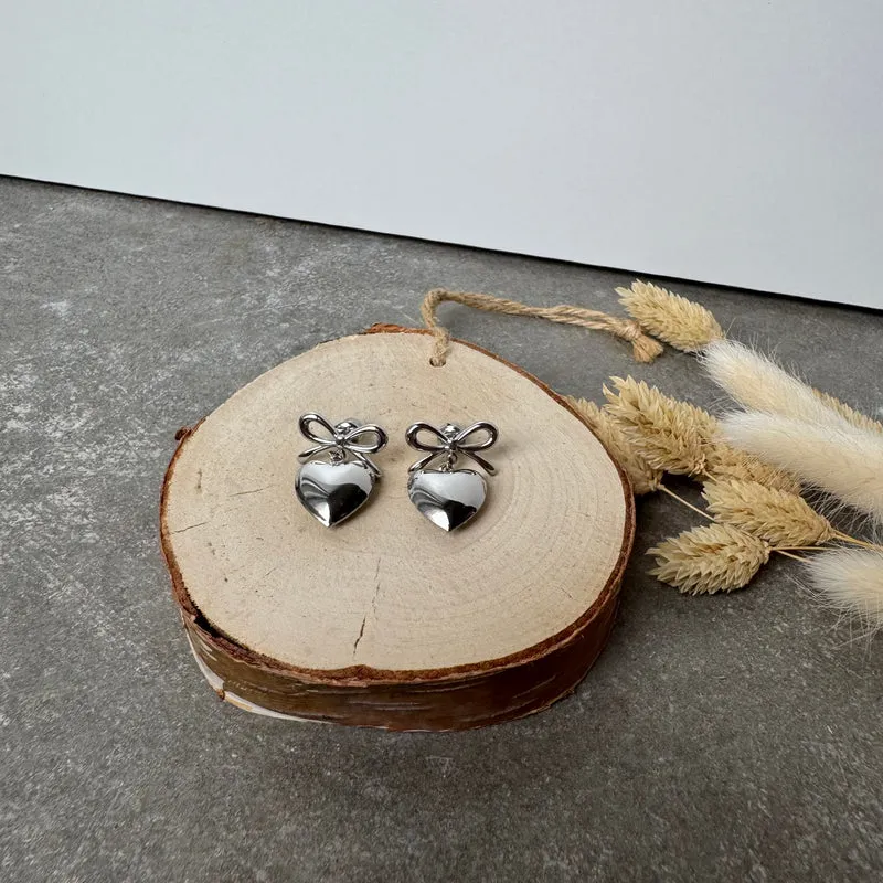 HEAVY HEART Stecker | Silber