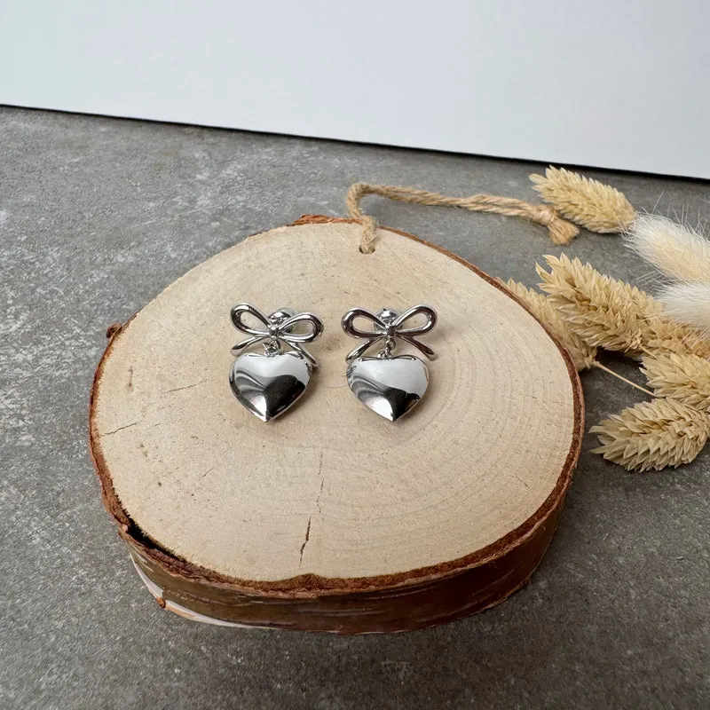 HEAVY HEART Stecker | Silber