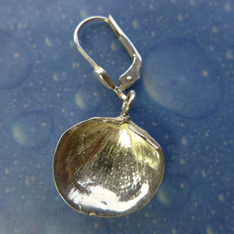 Muschelschmuck Ohrringe Mond Muschel