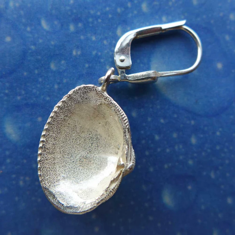 Muschelschmuck Ohrringe Archen Kamm