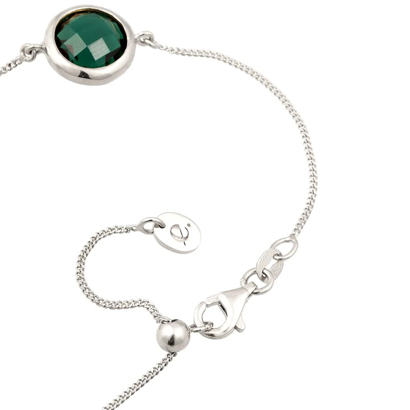 Armband | Quarz (Grün) & Süßwasserperle