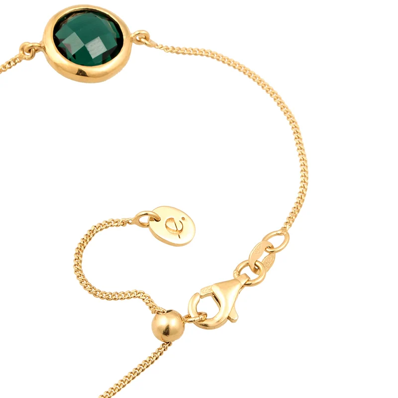 Armband | Quarz (Grün) & Süßwasserperle