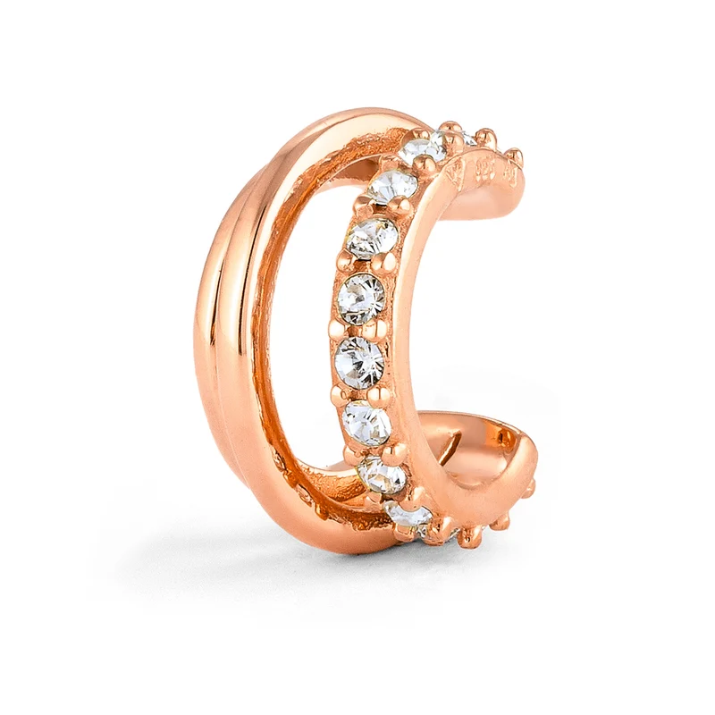 Earcuff | Mit Kristallen von Swarovski® (Weiß)